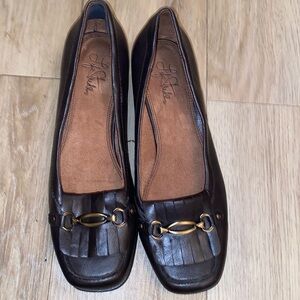 Life stride brown Brayden loafers size 9